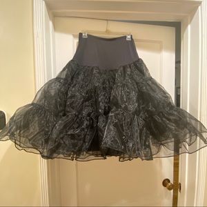 3-layer under-skirt ruffle Petticoat